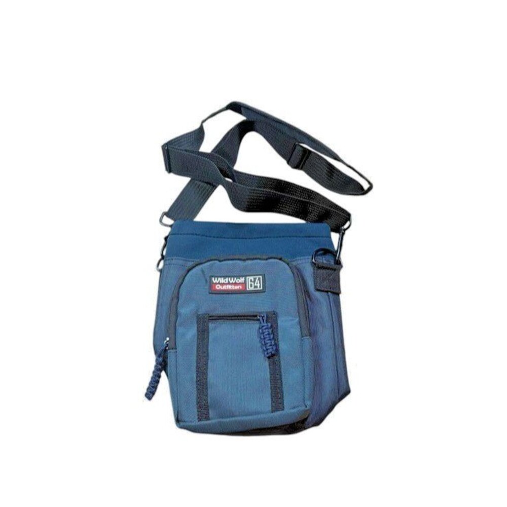 Wild Wolf Outfitters 64oz Water Bottle Holder Pouch Blue 64 Carrier Bag Trail - Picture 3 of 10